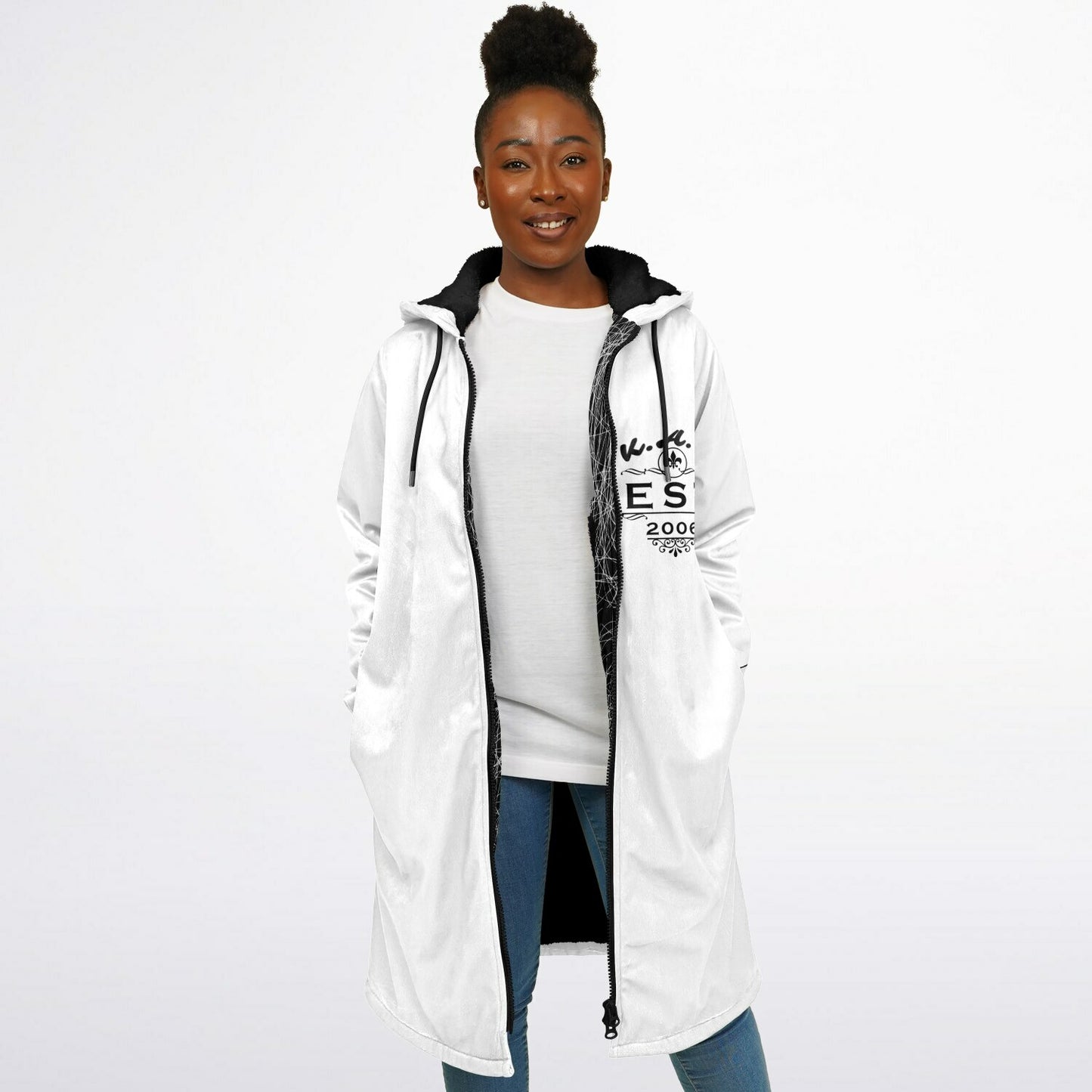 K.A.W GIVE A DOG A BONE Zipper Cloak