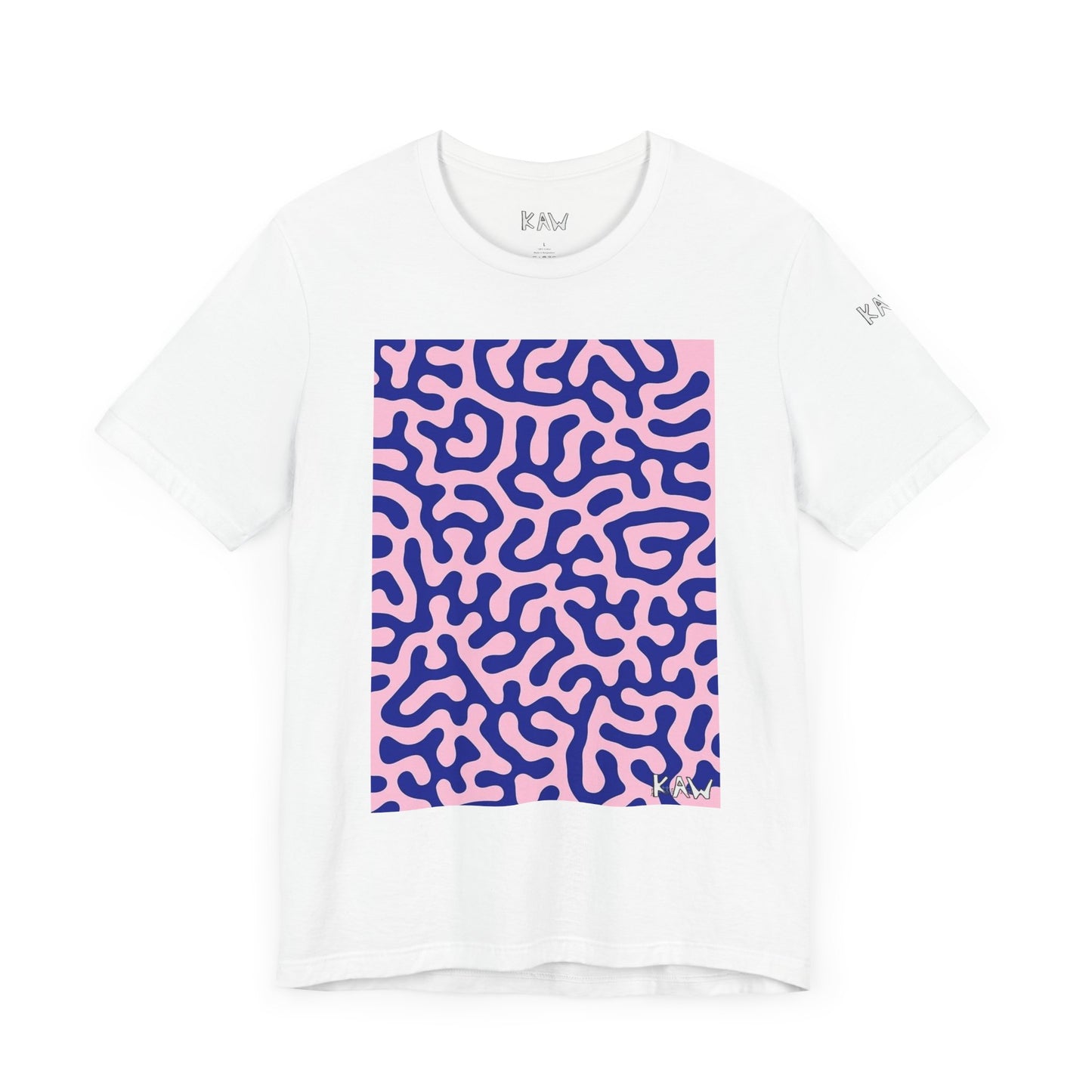 K.A.W  Short Sleeve Tee Bubble. Gum