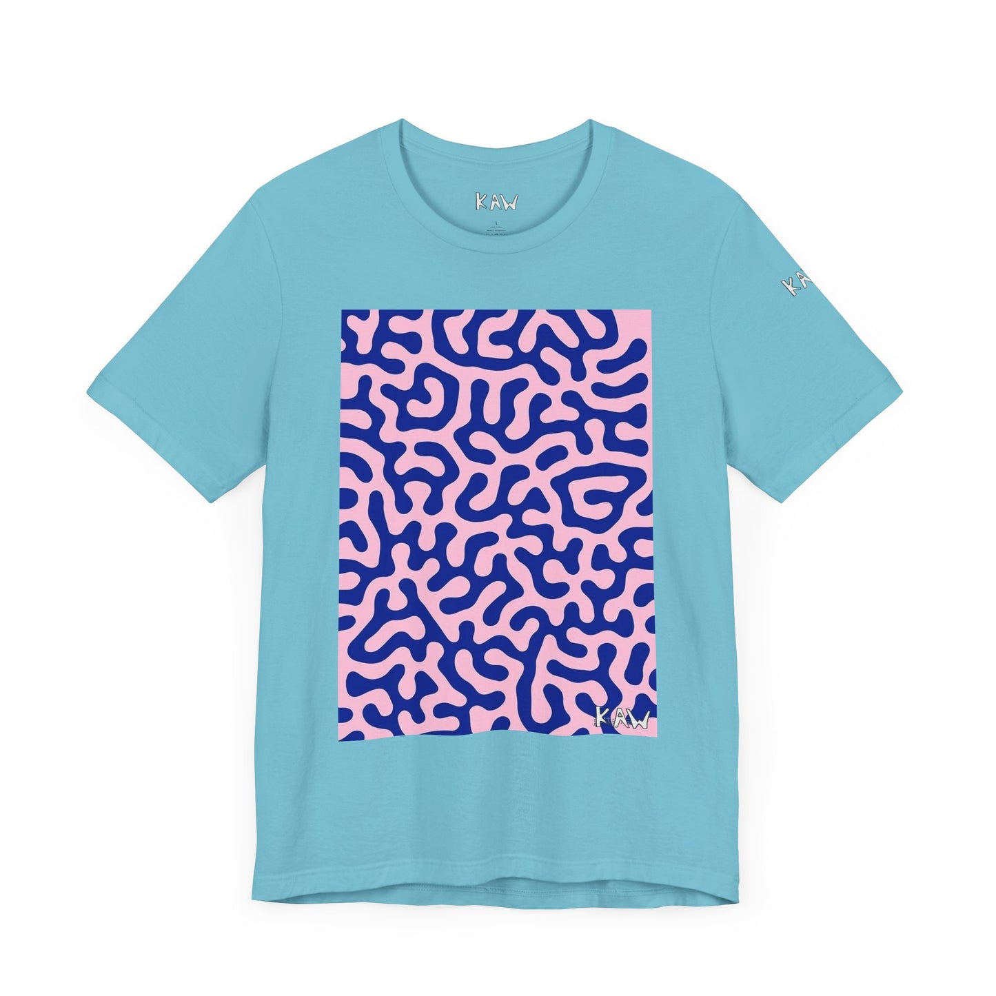 K.A.W  Short Sleeve Tee Bubble. Gum