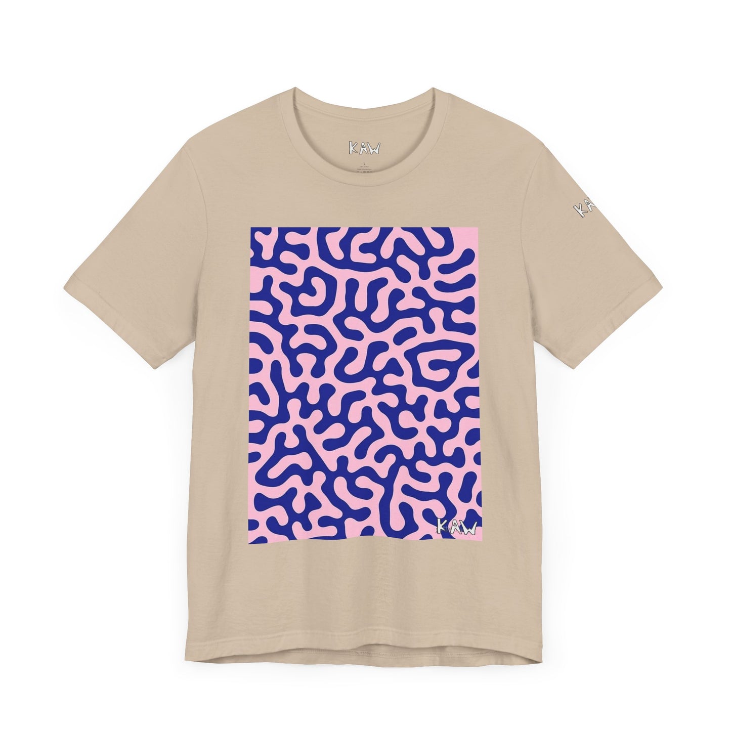 K.A.W  Short Sleeve Tee Bubble. Gum