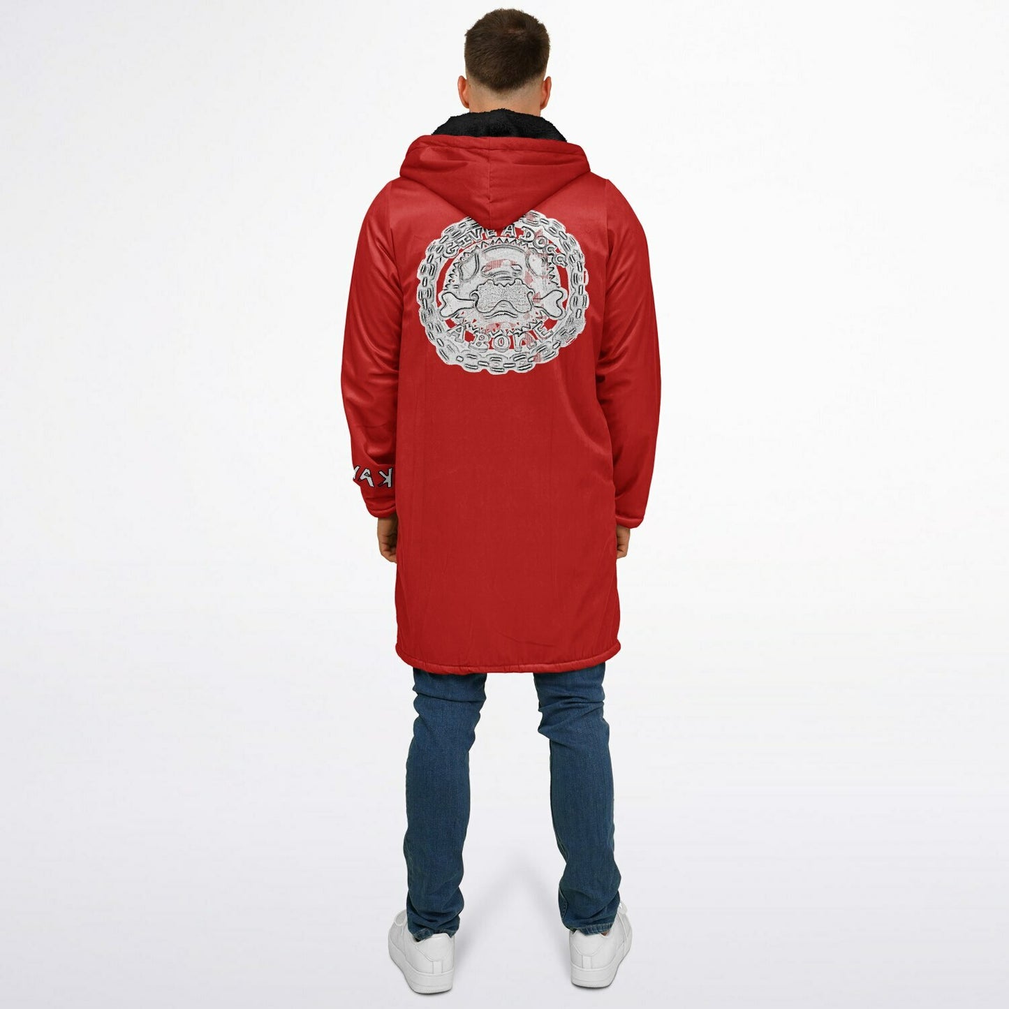 K.A.W GIVE A DOG A BONE Zipper Cloak