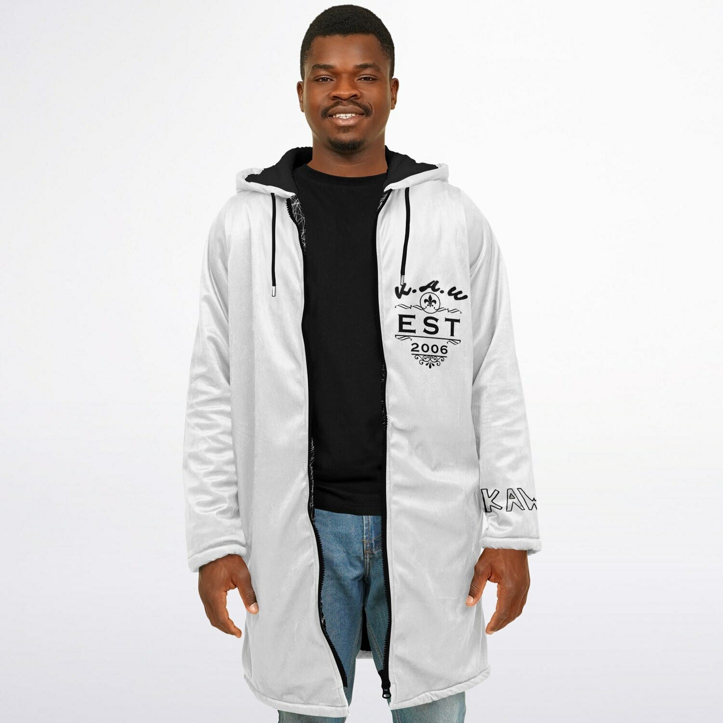 K.A.W GIVE A DOG A BONE Zipper Cloak