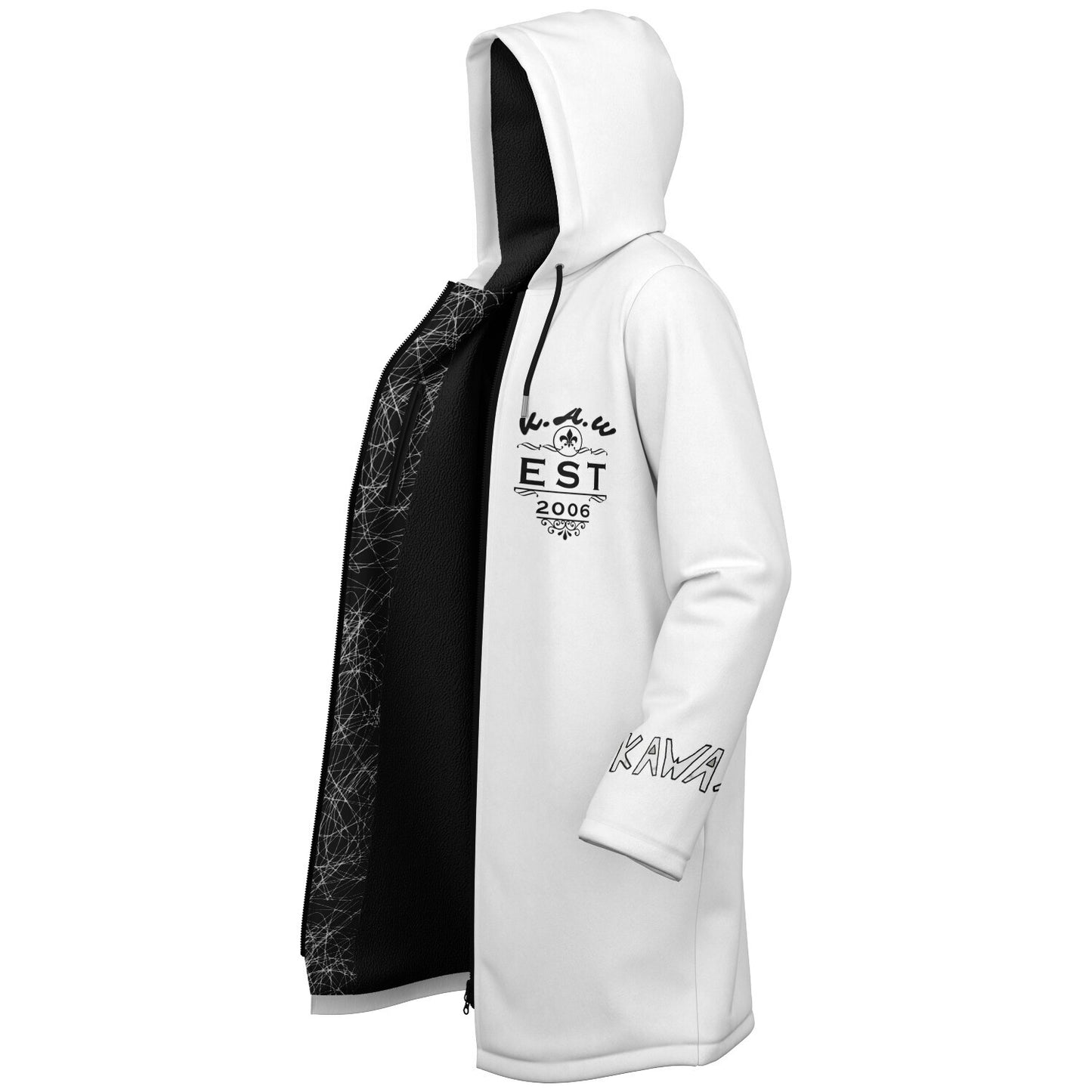 K.A.W GIVE A DOG A BONE Zipper Cloak