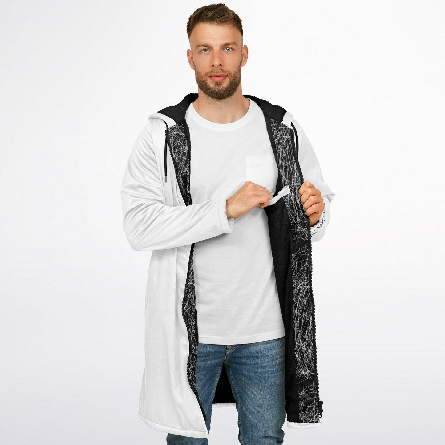 K.A.W GIVE A DOG A BONE Zipper Cloak