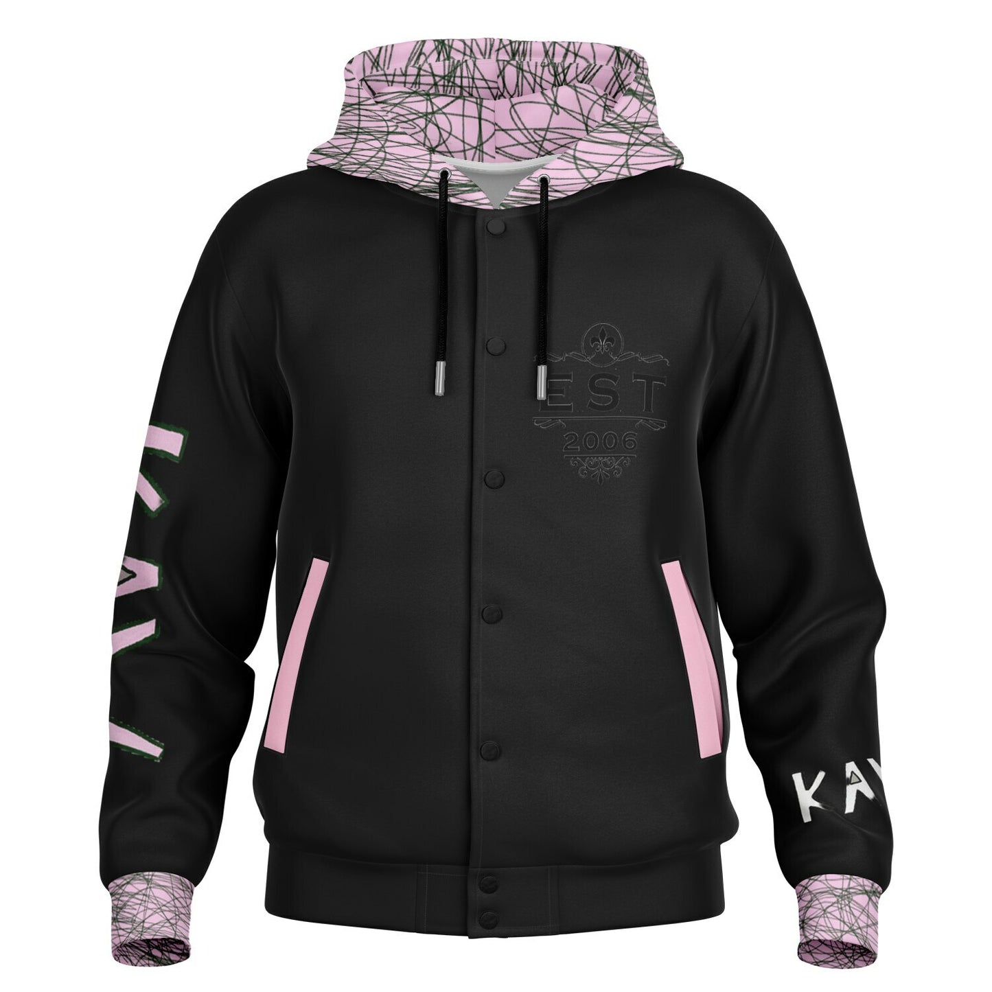 K.A.W GIVE A DOG A BONE Baseball Jacket