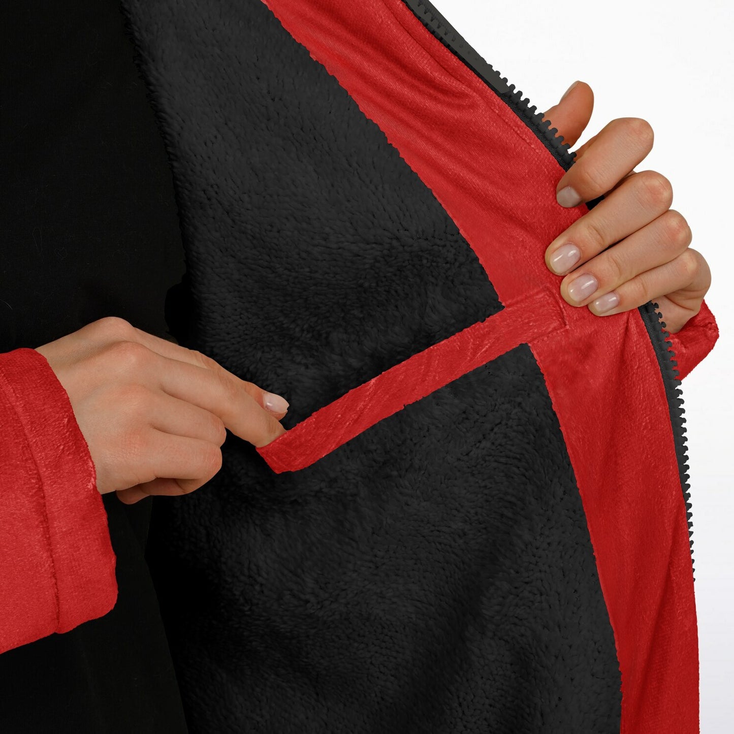 K.A.W GIVE A DOG A BONE Zipper Cloak