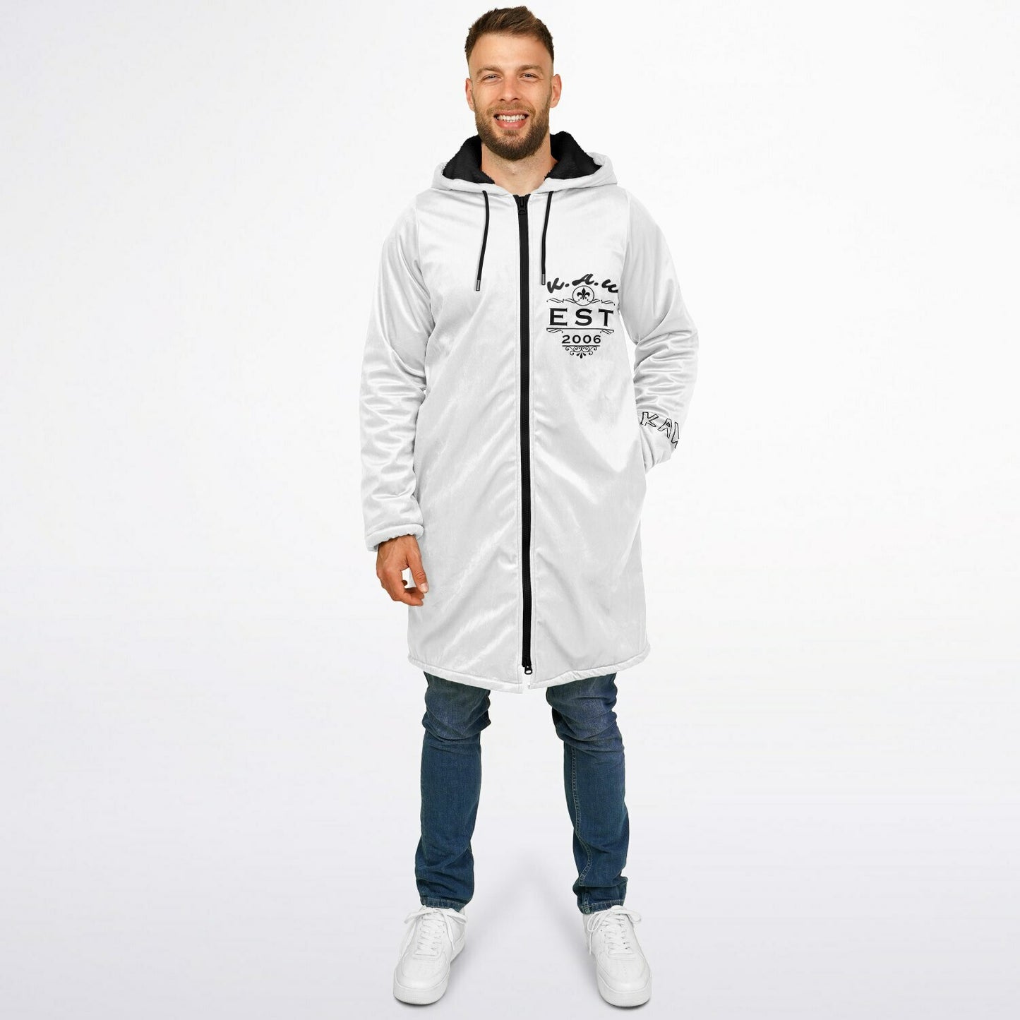 K.A.W GIVE A DOG A BONE Zipper Cloak