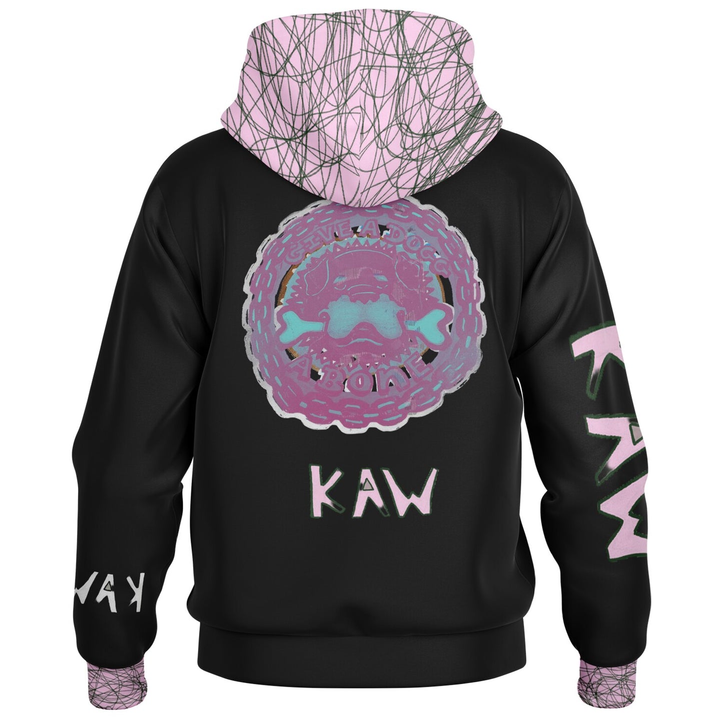 K.A.W GIVE A DOG A BONE Baseball Jacket