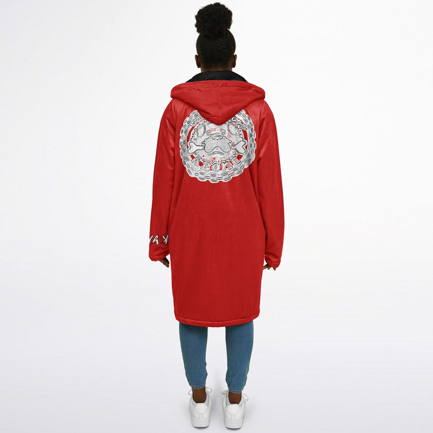 K.A.W GIVE A DOG A BONE Zipper Cloak