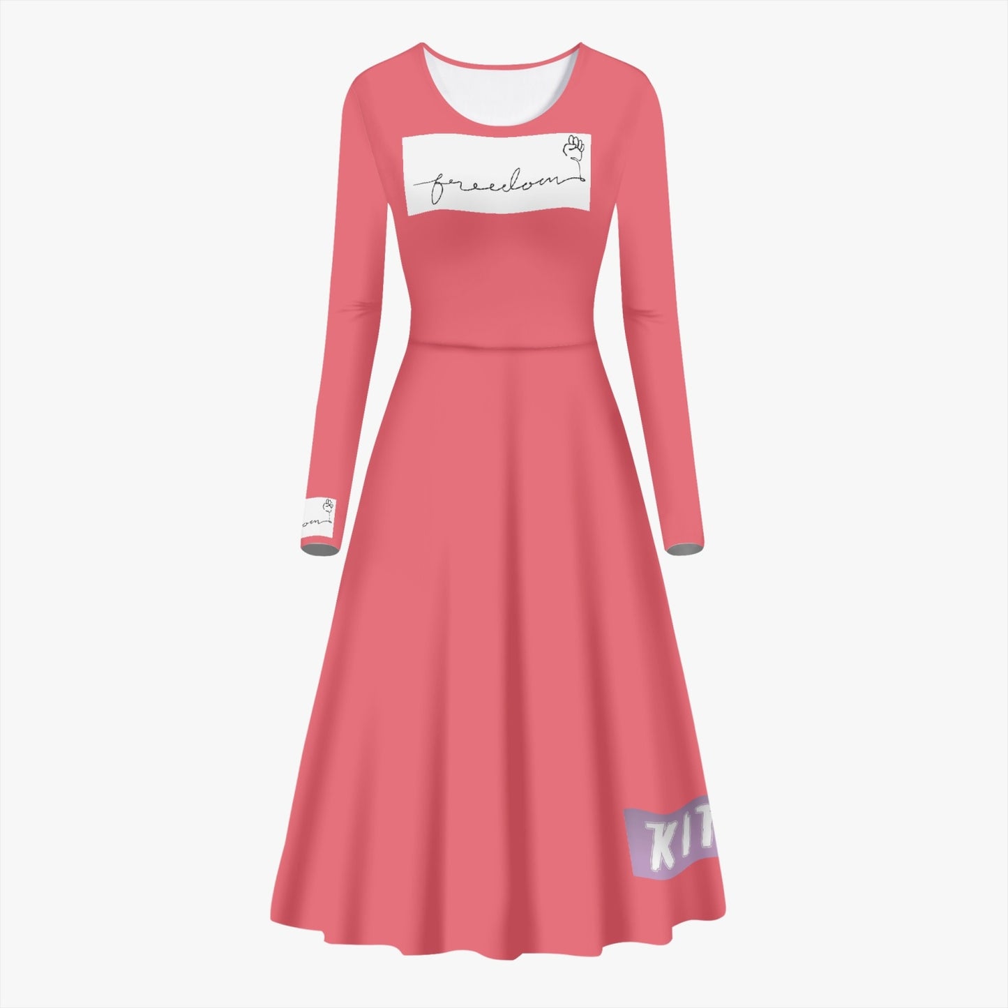 FREEDOM Long-Sleeve One-piece Dress