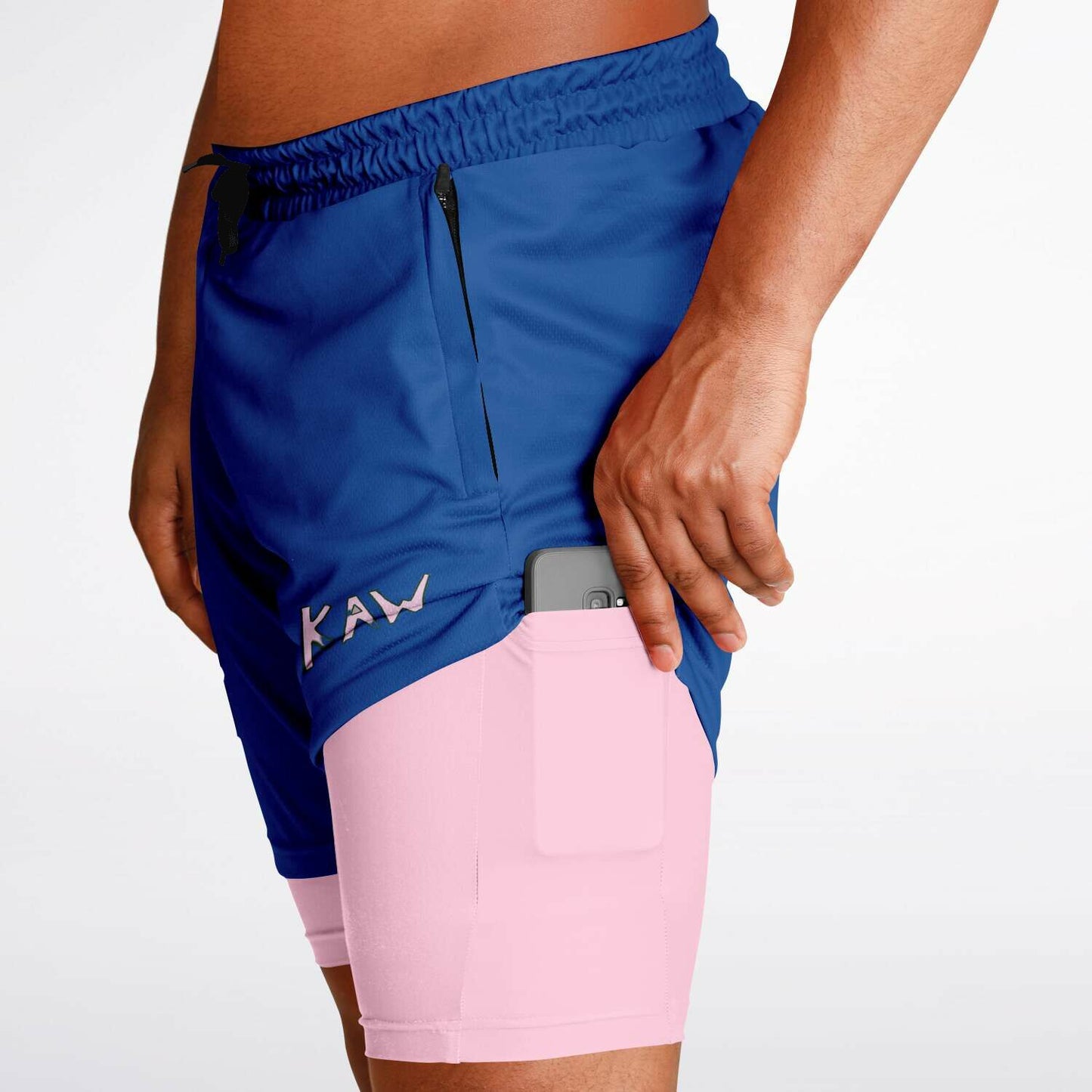 KAW Pink 2-in-1 Shorts