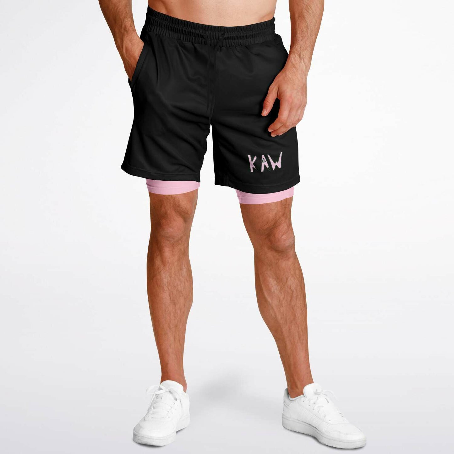 KAW Pink 2-in-1 Shorts