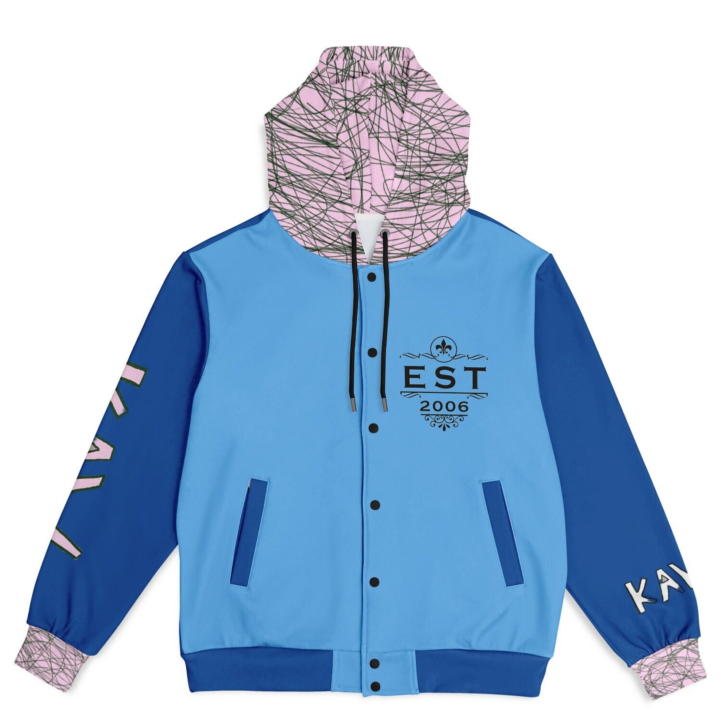 K.A.W GIVE A DOG A BONE Baseball Jacket