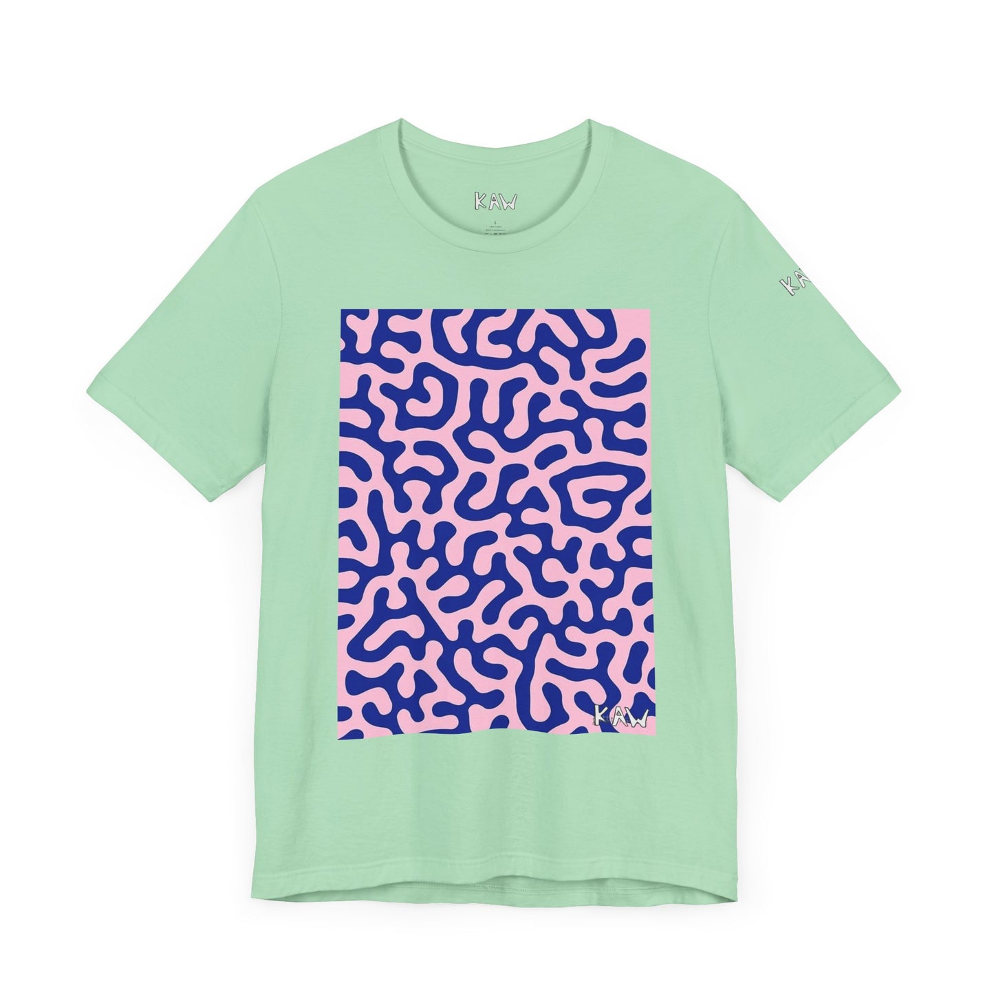 K.A.W  Short Sleeve Tee Bubble. Gum