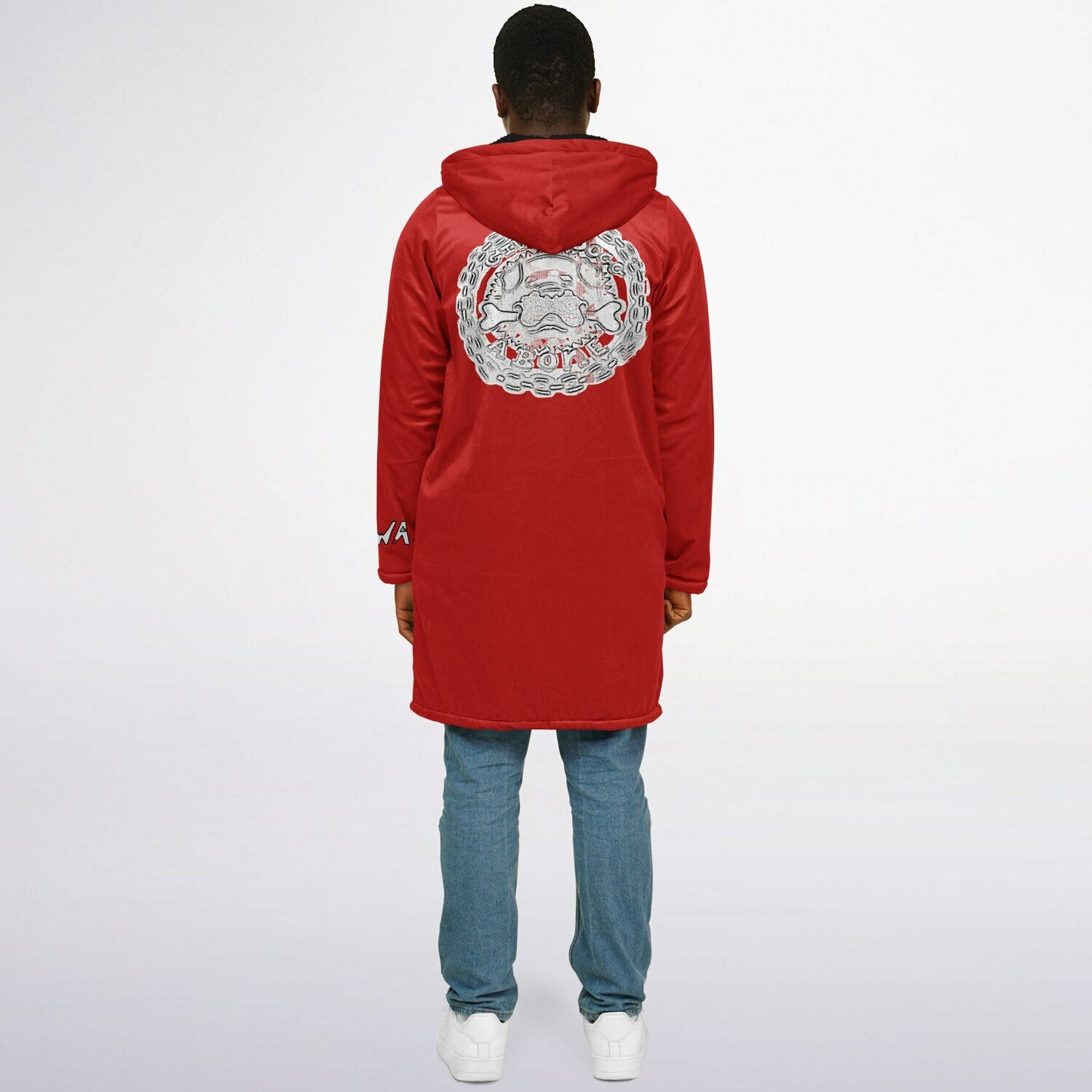 K.A.W GIVE A DOG A BONE Zipper Cloak