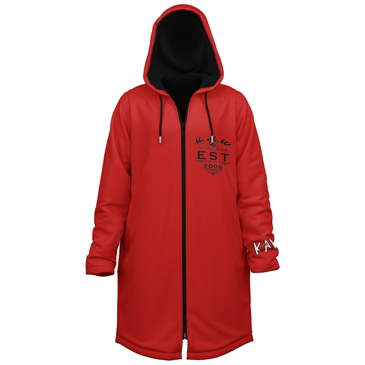 K.A.W GIVE A DOG A BONE Zipper Cloak