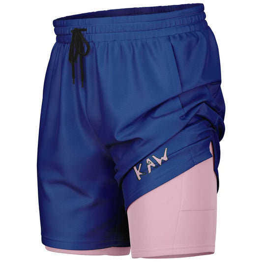 KAW Pink 2-in-1 Shorts