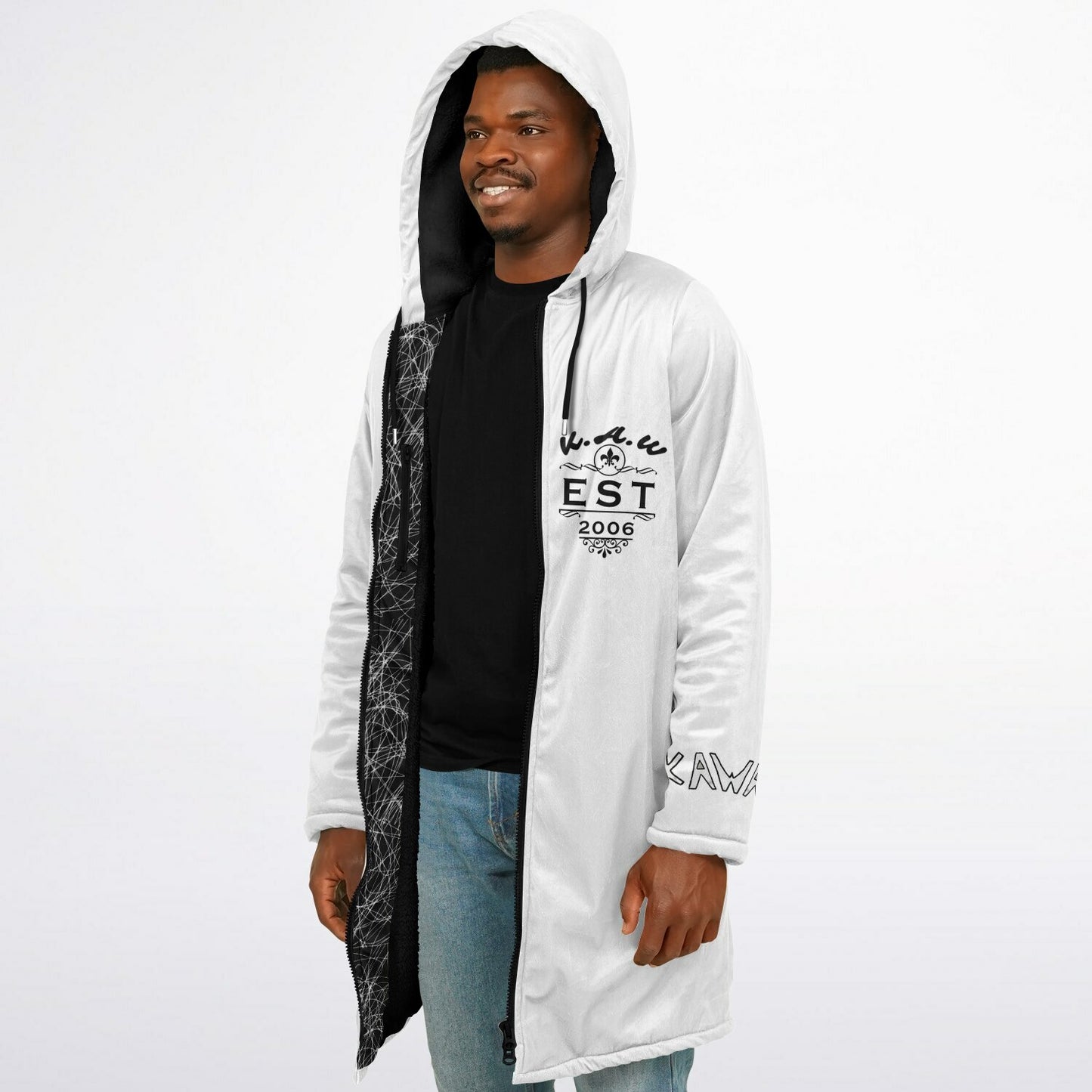 K.A.W GIVE A DOG A BONE Zipper Cloak