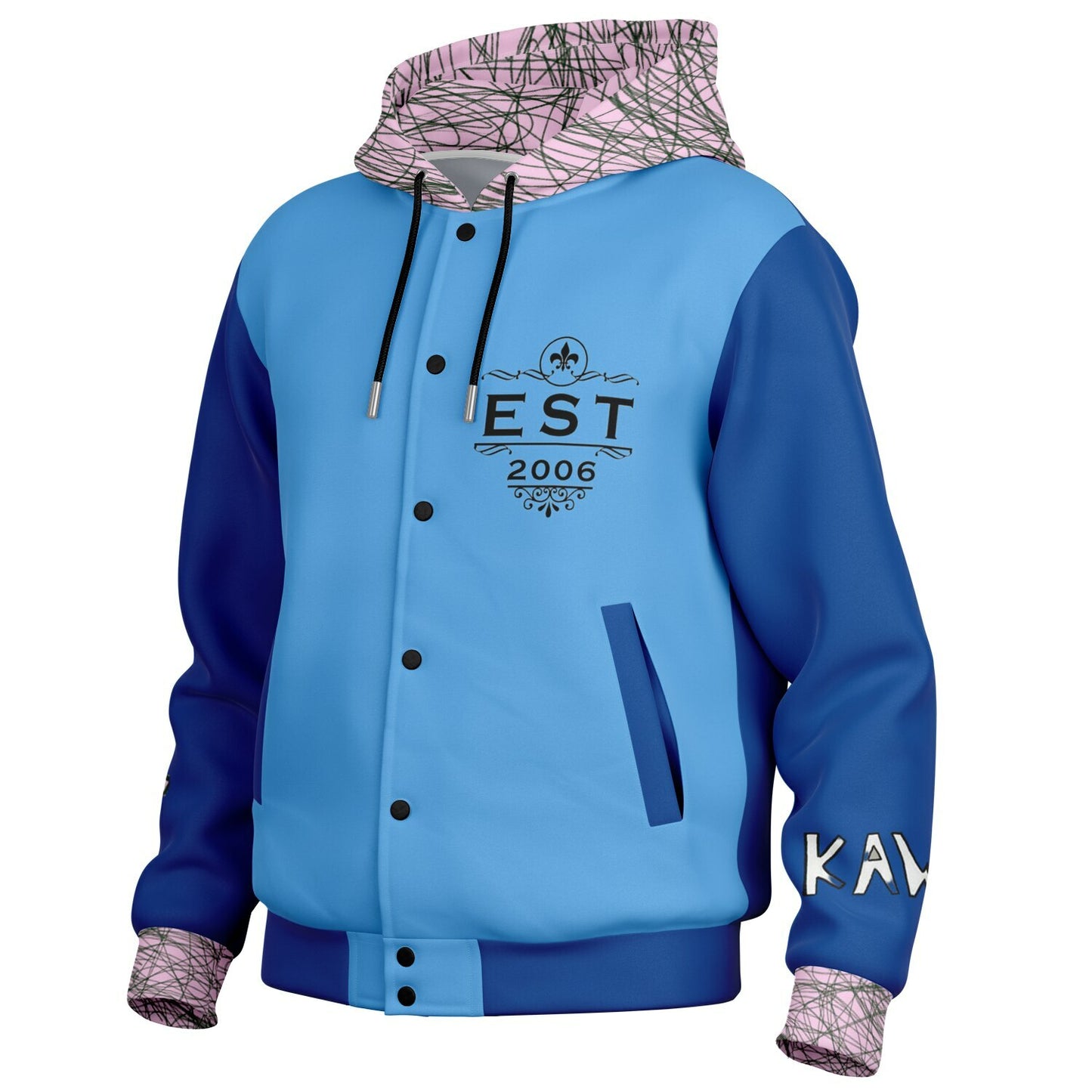 K.A.W GIVE A DOG A BONE Baseball Jacket