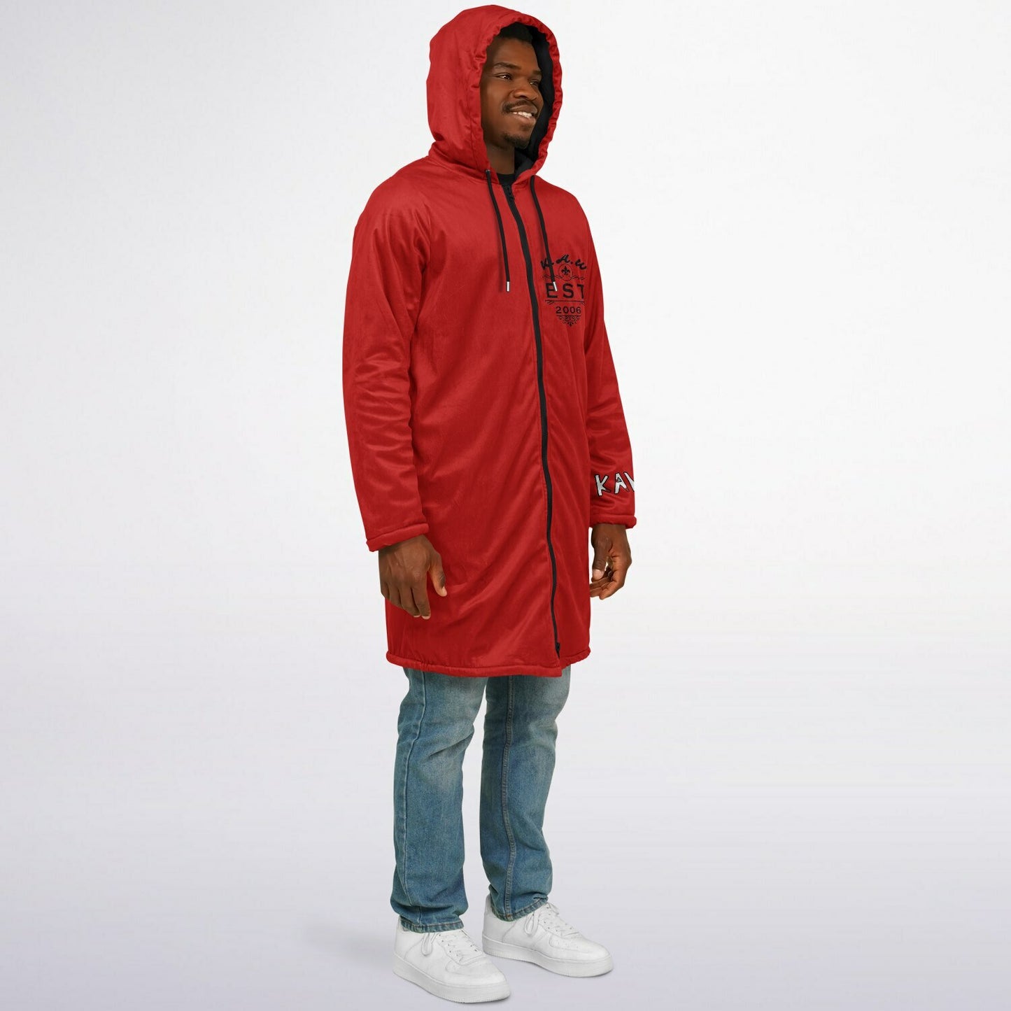 K.A.W GIVE A DOG A BONE Zipper Cloak