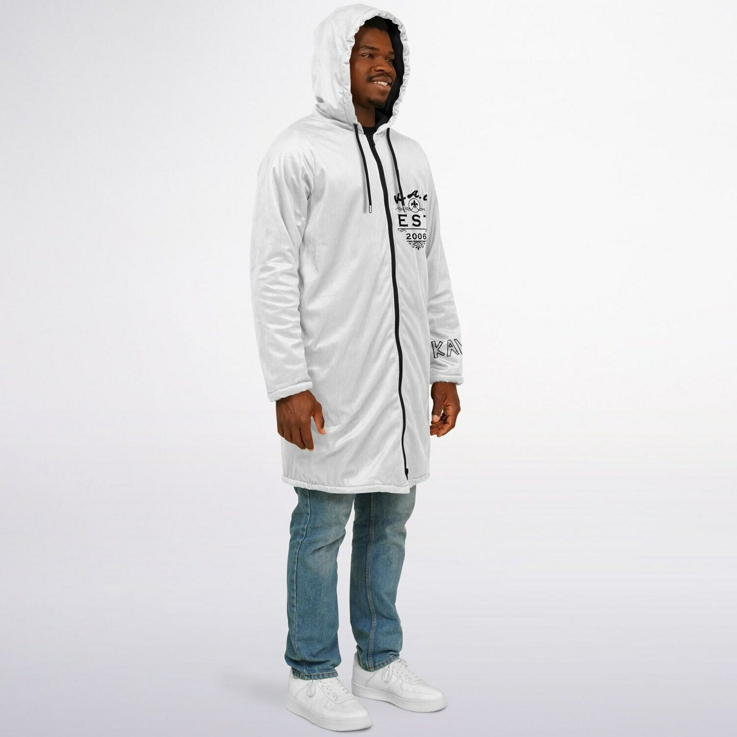 K.A.W GIVE A DOG A BONE Zipper Cloak