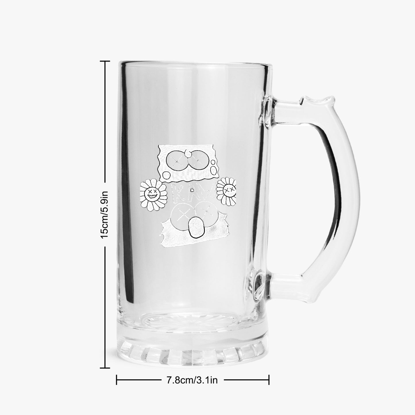 K.A.W. 16oz Beer Mug