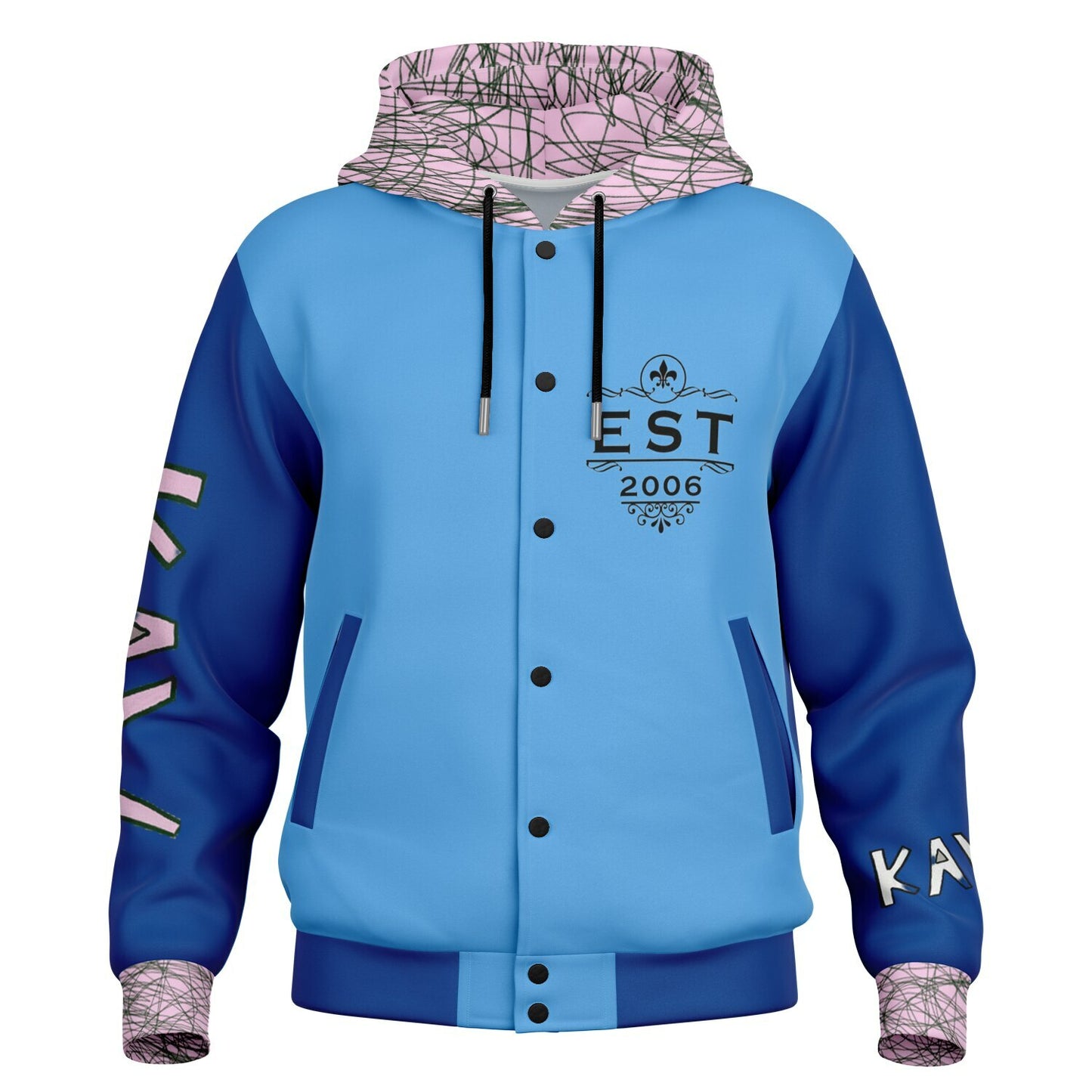 K.A.W GIVE A DOG A BONE Baseball Jacket