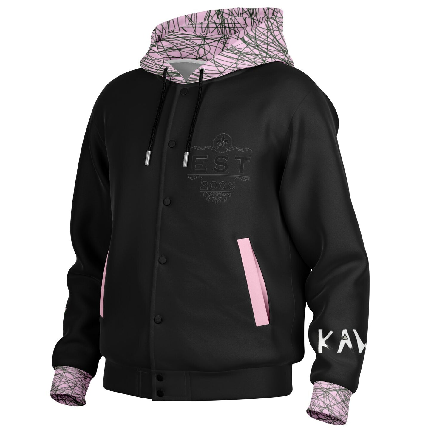 K.A.W GIVE A DOG A BONE Baseball Jacket