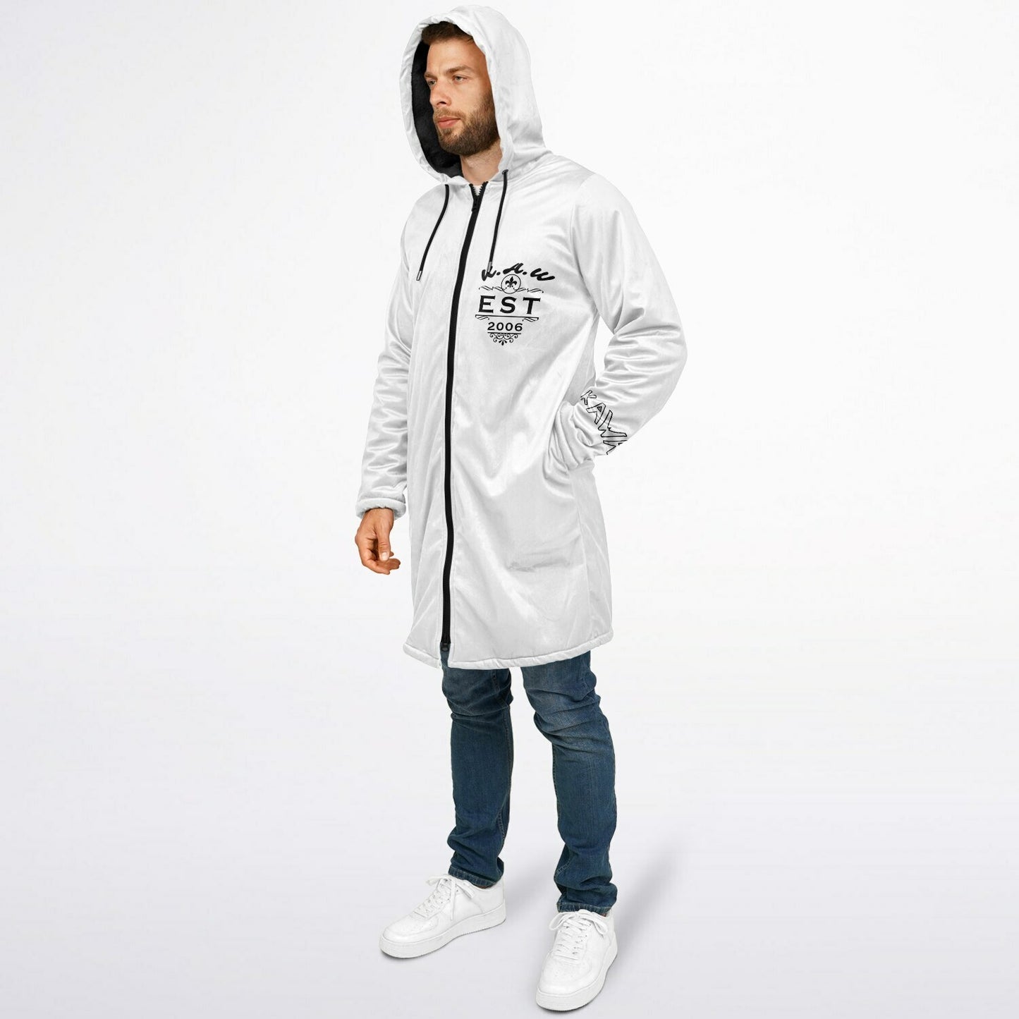 K.A.W GIVE A DOG A BONE Zipper Cloak