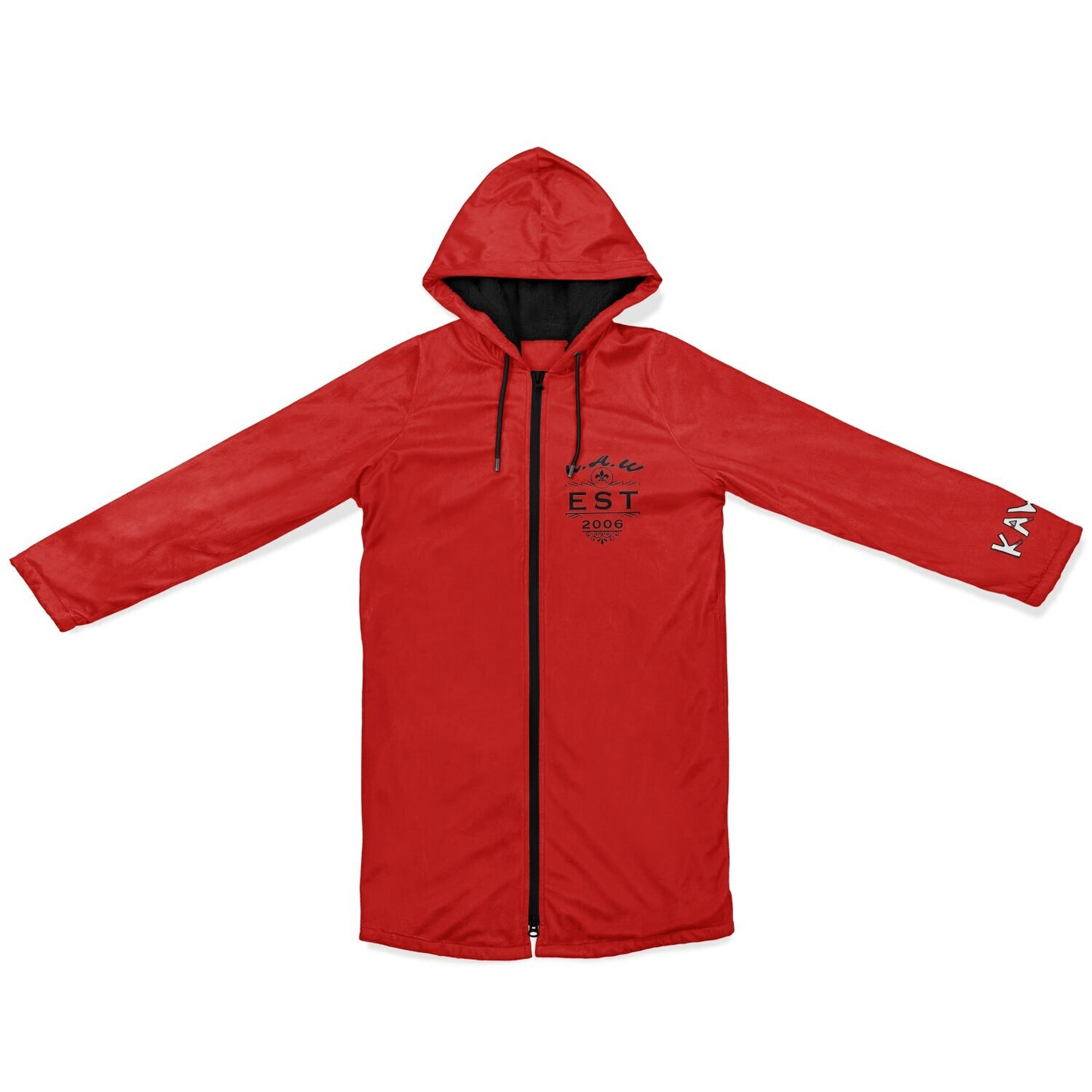 K.A.W GIVE A DOG A BONE Zipper Cloak