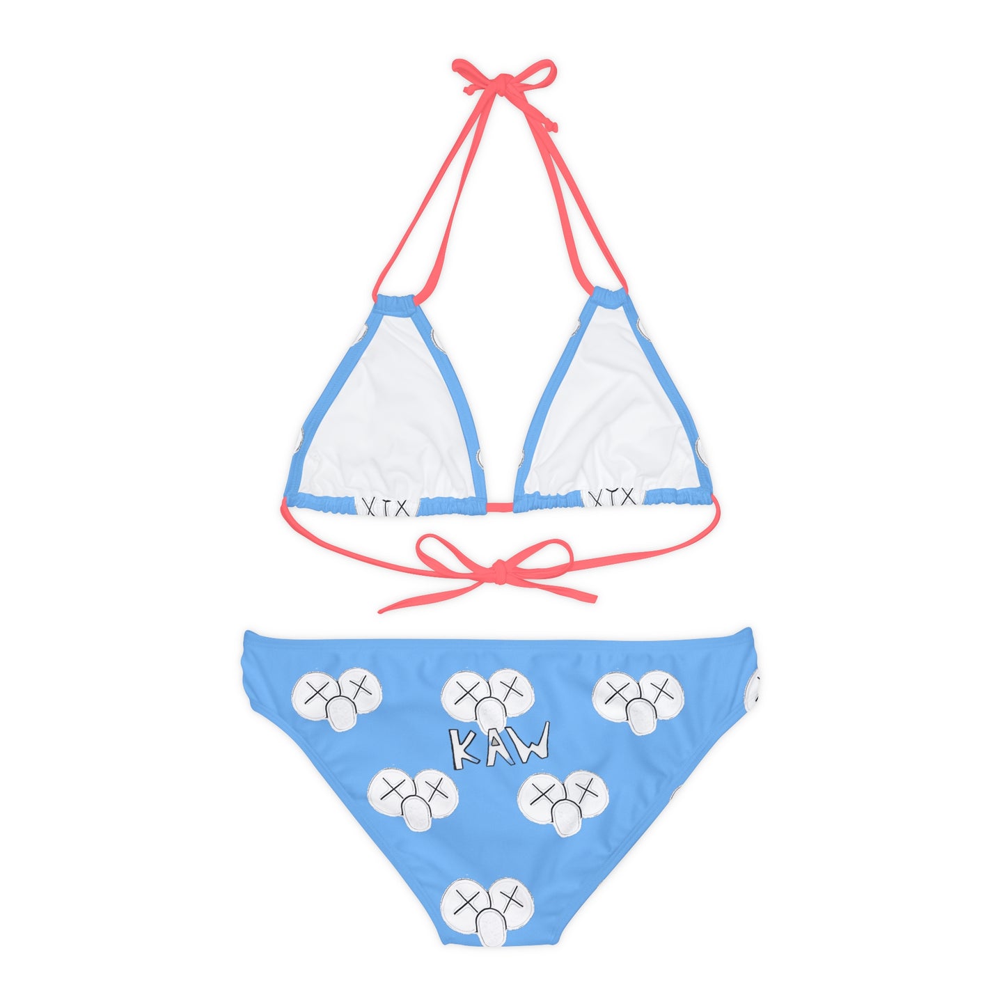K.A.W. Strappy Bikini Set Blue
