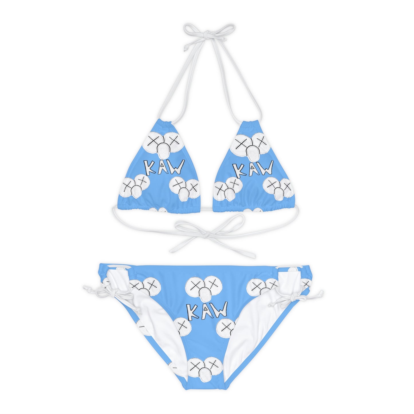 K.A.W. Strappy Bikini Set Blue