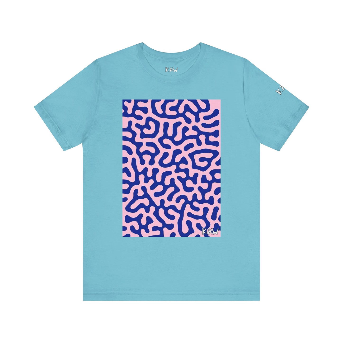 K.A.W  Short Sleeve Tee Bubble. Gum