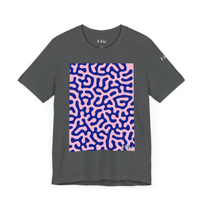 K.A.W  Short Sleeve Tee Bubble. Gum