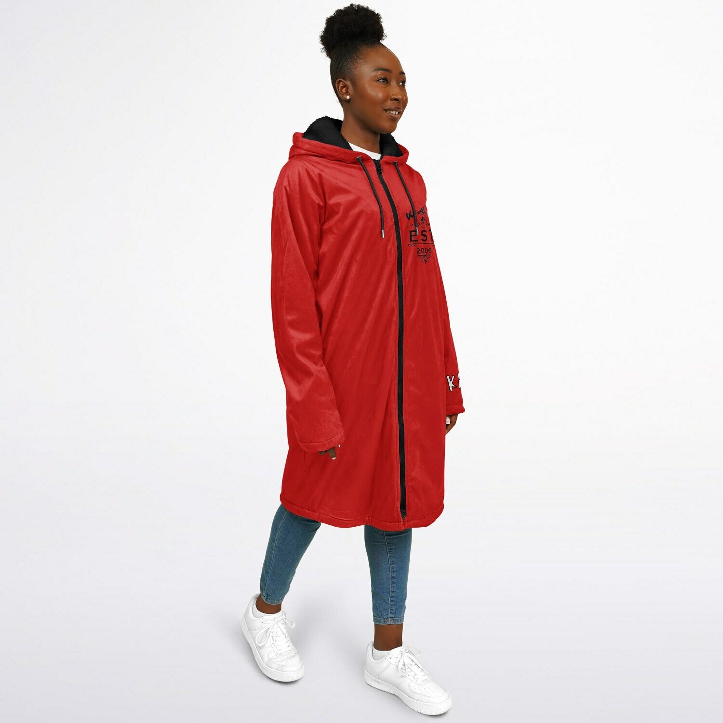 K.A.W GIVE A DOG A BONE Zipper Cloak