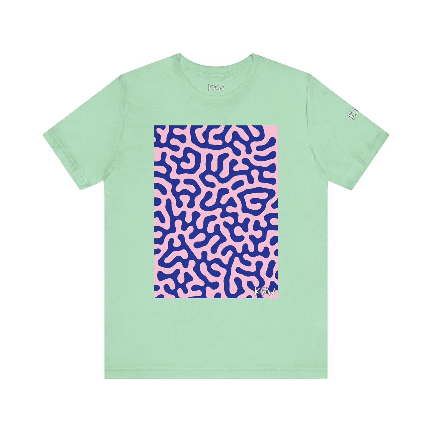K.A.W  Short Sleeve Tee Bubble. Gum