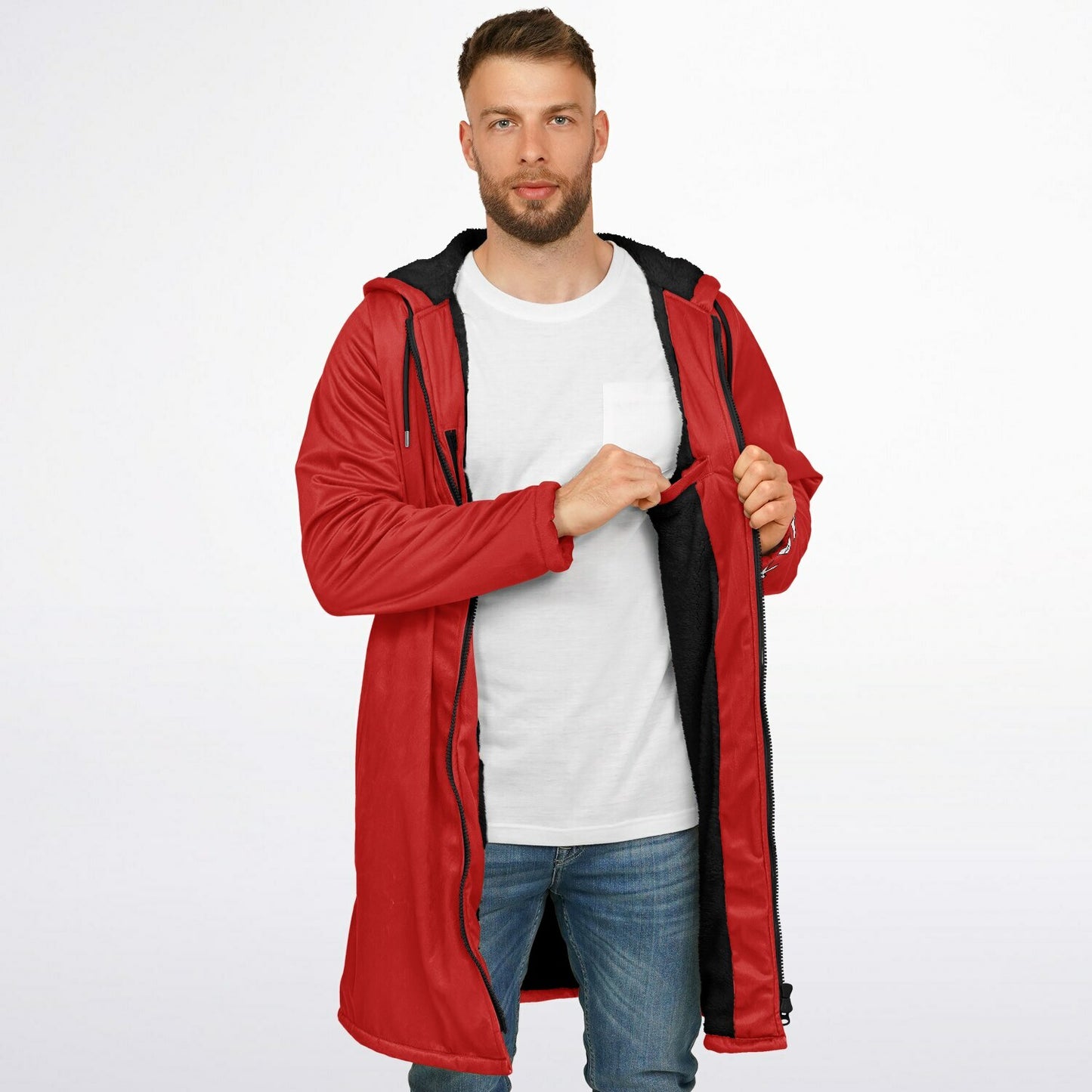K.A.W GIVE A DOG A BONE Zipper Cloak