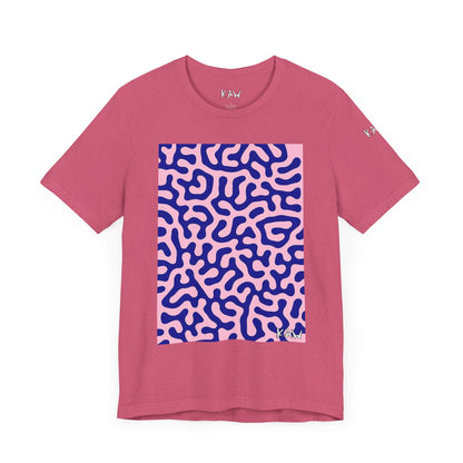 K.A.W  Short Sleeve Tee Bubble. Gum