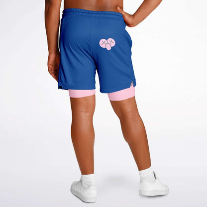 KAW Pink 2-in-1 Shorts