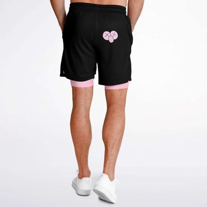 KAW Pink 2-in-1 Shorts