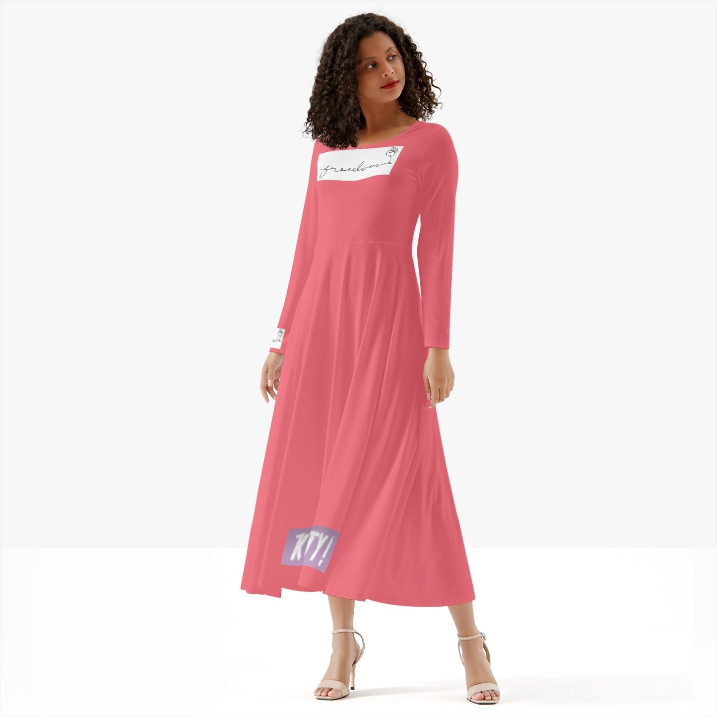 FREEDOM Long-Sleeve One-piece Dress