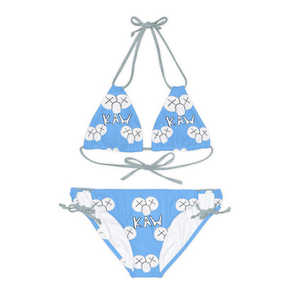 K.A.W. Strappy Bikini Set Blue