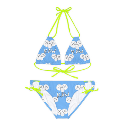 K.A.W. Strappy Bikini Set Blue