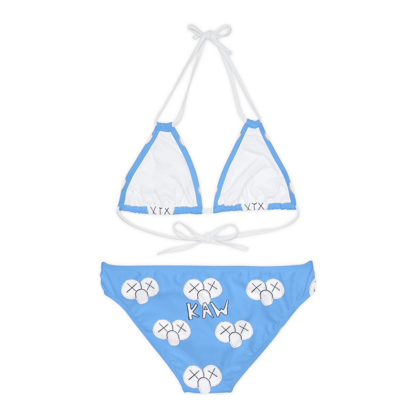 K.A.W. Strappy Bikini Set Blue