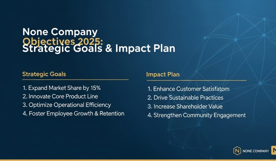 none company objectives 2025